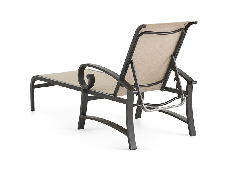 Solstice Aluminium med uteplass Sling Chaise Lounge