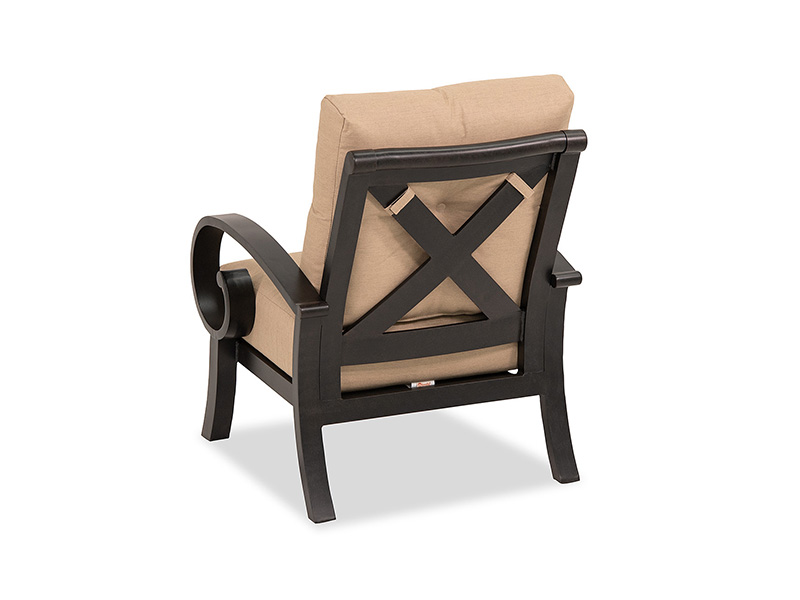 Solstice Aged Bronse Aluminium Med Puter Patio Club Stol