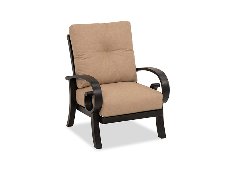 Solstice Aged Bronse Aluminium Med Puter Patio Club Stol