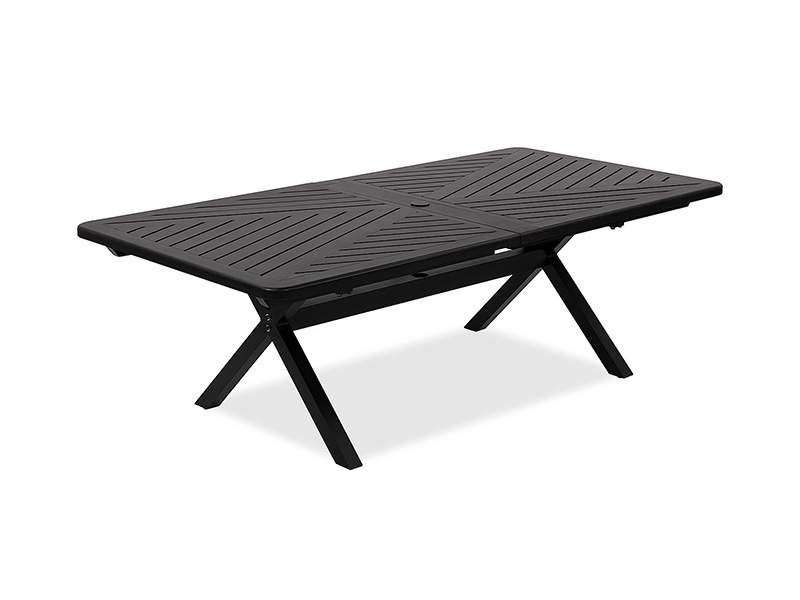 Solstice Aged Bronse Aluminium Patio 84-130 x 44 tommer. Uttrekk spisebord