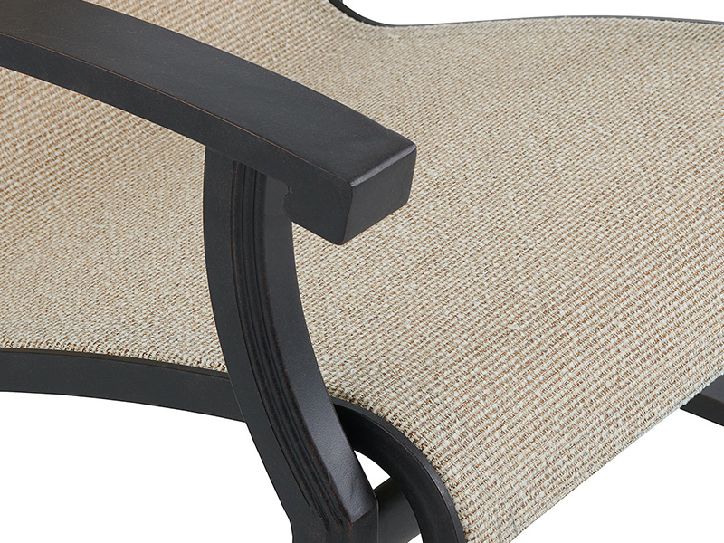 Lodge Aged Bronse Aluminium med Sling Spisestol