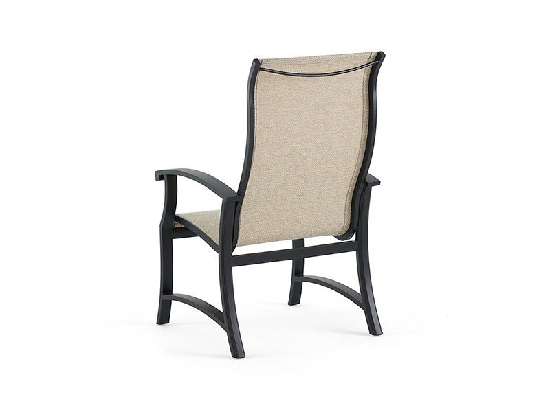 Lodge Aged Bronse Aluminium med Sling Spisestol
