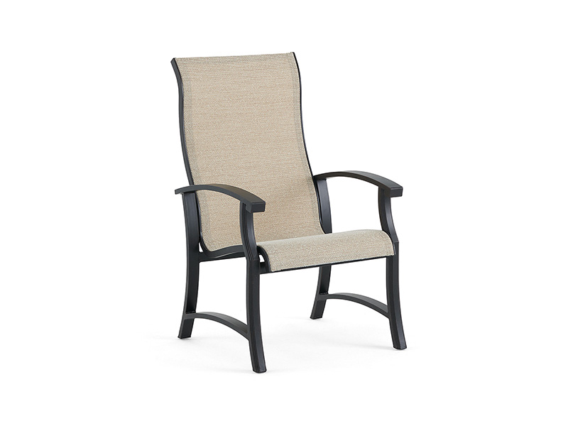 Lodge Aged Bronse Aluminium med Sling Spisestol